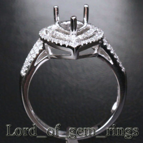 Reserved for cbetz127,Custom Made Semi Mount for Pear Diamond & Matching band - Lord of Gem Rings - 4