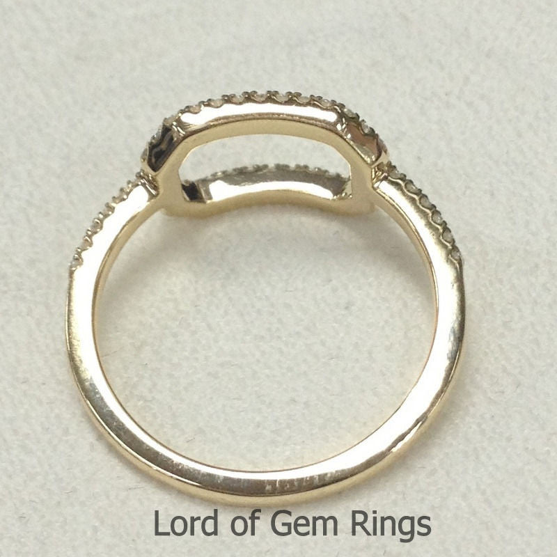 Unique Diamond Wedding Band in 14K Yellow Gold, Anniversary Ring-.25ct - Lord of Gem Rings - 5