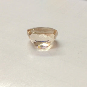 Reserved for Jennifer, Cushion Morganite Engagement Ring Pave Diamond 14K White Gold - Lord of Gem Rings - 3
