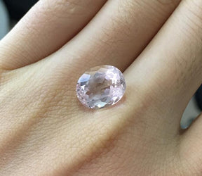 Reserved for GY- Morganite Engagement Ring for oval 14K Rose Gold 10x12mm