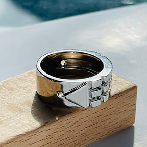 Atlantis Rings Egyptian Ring Protection Ring Healing Rings-5mm 10k Solid Gold