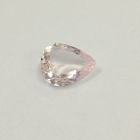 Reserved for cshelburn Custom Pear Morganite Engagement Ring Bridal 14K White Gold