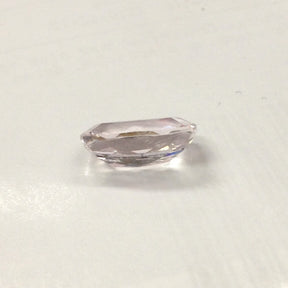 Reserved for missdeeree, 1st payment, Custom Cushion Morganite Diamond Engagement Ring 14K White Gold - Lord of Gem Rings - 2