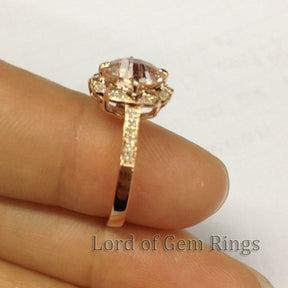 Reserved for neochaos87 Cushion London Blue Topaz Engagement diamond 3-Ring Bradal Set - Lord of Gem Rings - 4