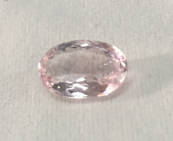 Reserved for Christy Elongated Pink Oval Morganite Ring Pave Diamond 14K Rose Gold 7x11mm