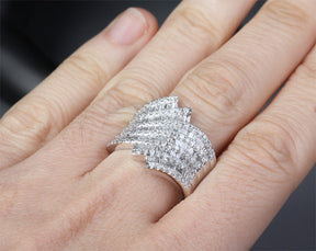 VS Baguette/Round 2.25ctw Diamonds 14K White/Yellow/Rose Gold Channel Set Wedding Band Anniversary Ring - Lord of Gem Rings - 5
