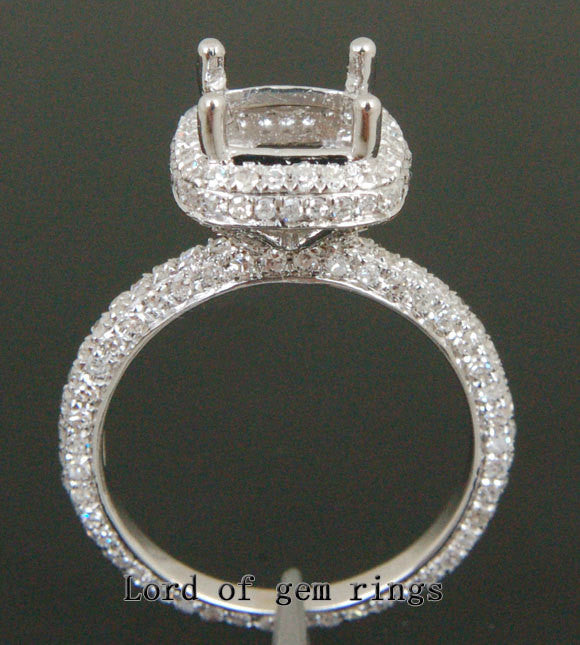 Reserved for af992012, Custom Semi Mount Engagement Ring, for 5.9mm Round - Lord of Gem Rings - 2