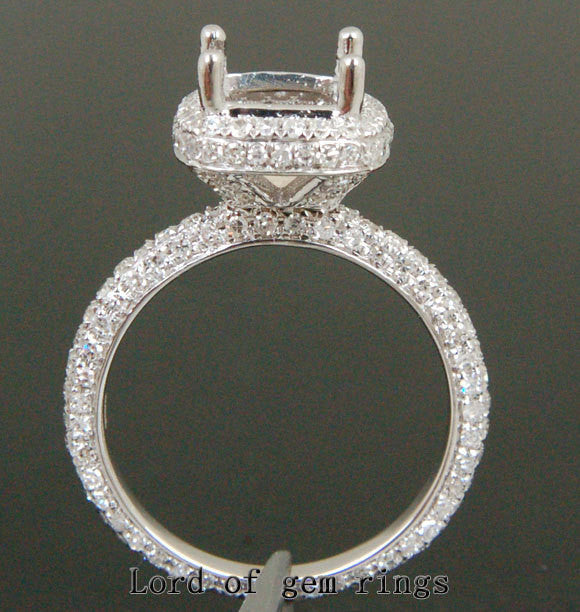 Reserved for af992012, Custom Semi Mount Engagement Ring, for 5.9mm Round - Lord of Gem Rings - 1