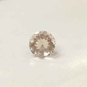 Reserved for Tonya,Custom Round Morganite Diamonds Wedding Set 14K Rose Gold - Lord of Gem Rings - 1