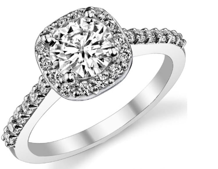 Resserved for Simone, Brilliant diamond wedding band 3/4Eternity 14K white gold - Lord of Gem Rings - 4